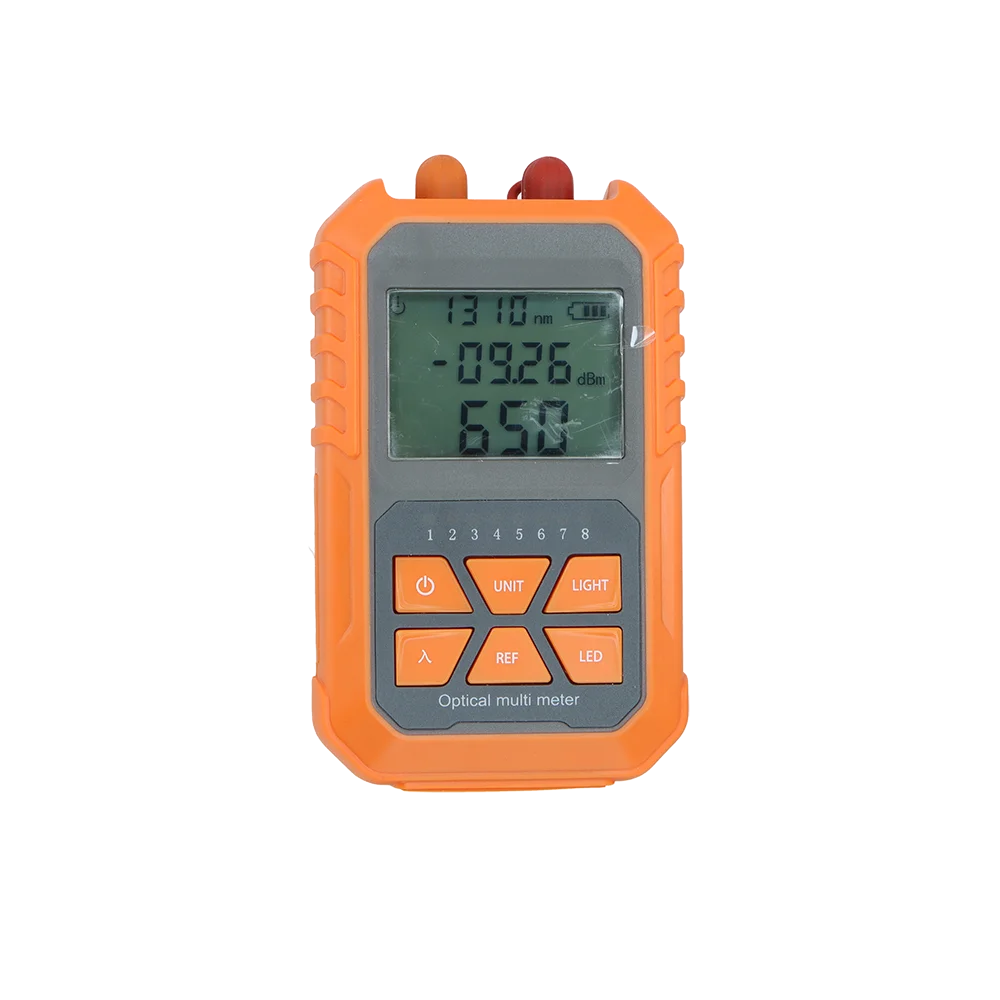 4 in 1 Optical Power Meter Visual Fault Locator 5Km Light Pen LED Lighting OPM Network Fiber Optic Cable Tester Tools
