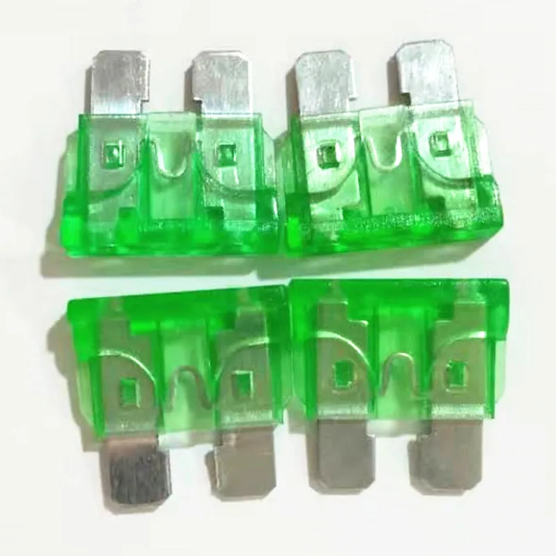 
Factory direct sale fuse Low Voltage 30 Ampere green blade fuse 