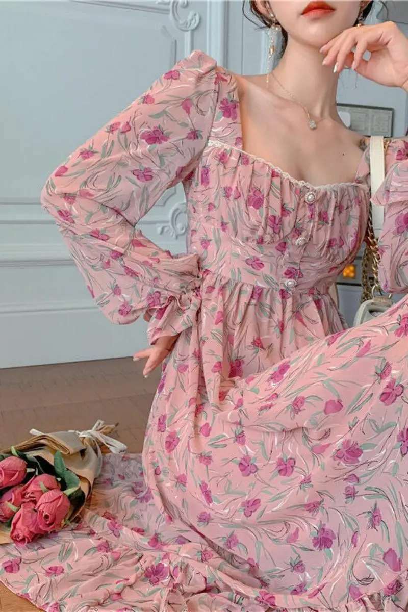 
2021 OEM/ODM fashion clothing long gown dress summer ladies women long sleeve maxi plus size casual dresses 