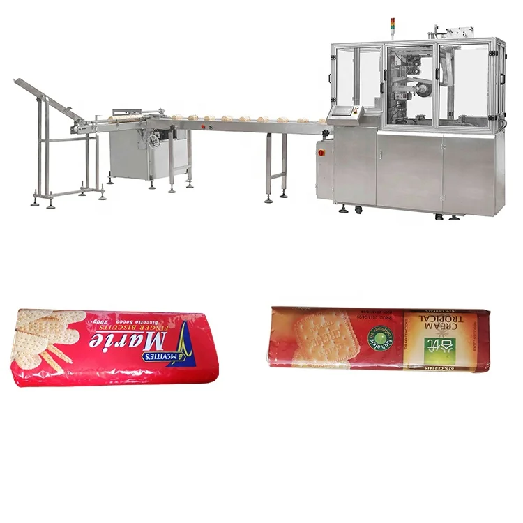 Automatic Envelope Type overwrapping machine For Round Biscuit