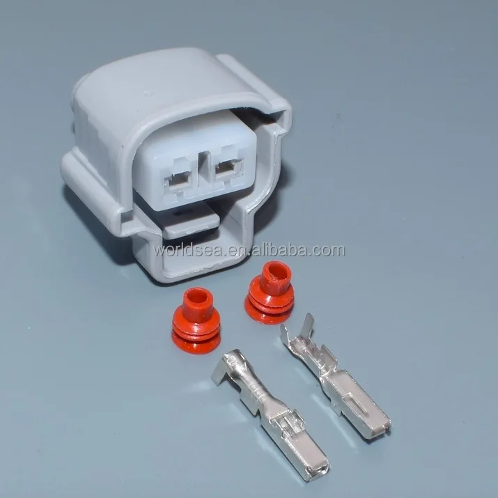 Auto 2pin plug 6189-0175 wiring electrical connector 90980-11019 9098011019 with terminals and seals