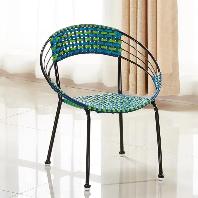 Garden Balcony Modern Dining Dine Room Hotel Restaurant Patio Furniture Set Rattan Dining Plastic Chair