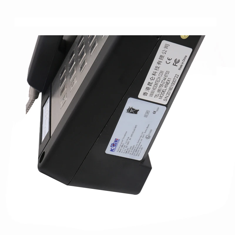 Анти-взрывные телефоны для пожаробезопасной зоны IECEx аналоговый Ex-Phone аварийный придорожный взрывозащищенный телефон KNEX1