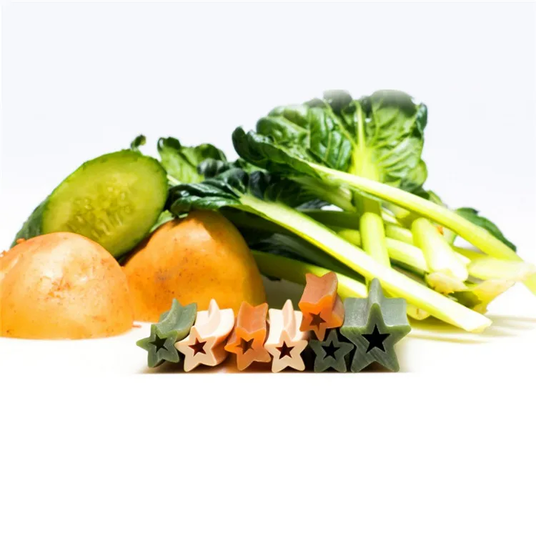 pet supplier custom organic dog treats Hollow Star Sticks Shaped  rawhide dog chews for dogs