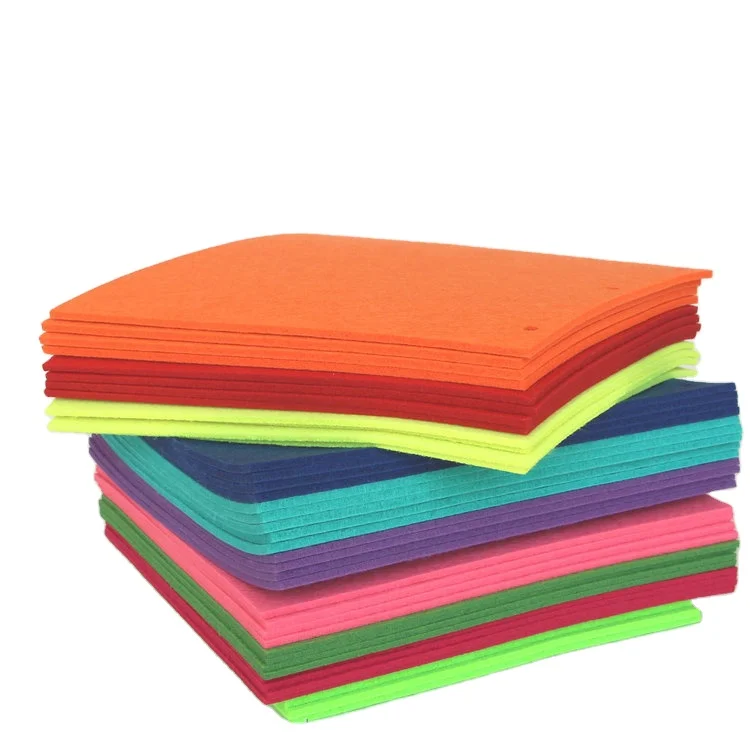 DIY handwork material package  various color non woven felt sheet