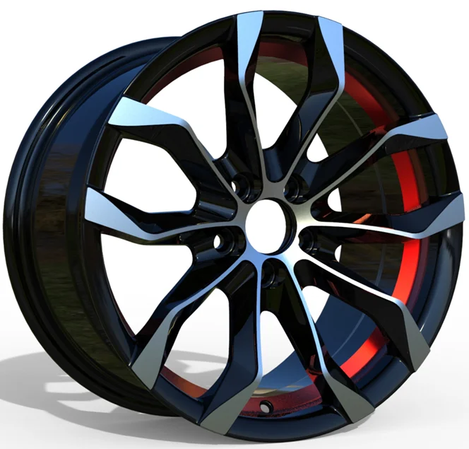 15 inch wheels PCD 4x100 5x114.3 passenger Car rims 16 inch from China manufacturer