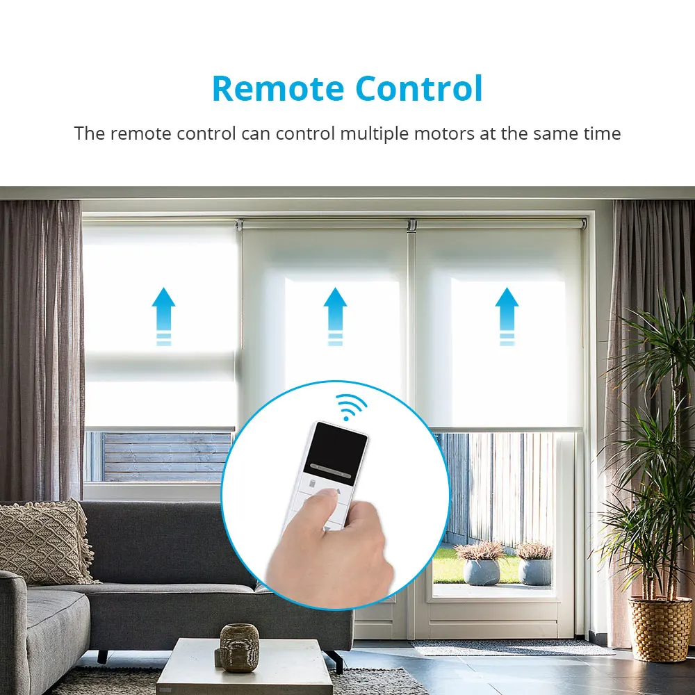 Электрический роликовый двигатель Zemismart 38 мм Alexa Google Home голосовое управление моторизованный шторный затвор Tuya WiFi умный нм