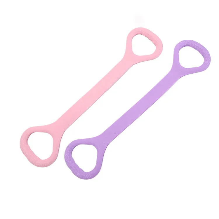 Gym Home Fitness Expander TPE Figure 8 Resistance Band For Yoga Exercise