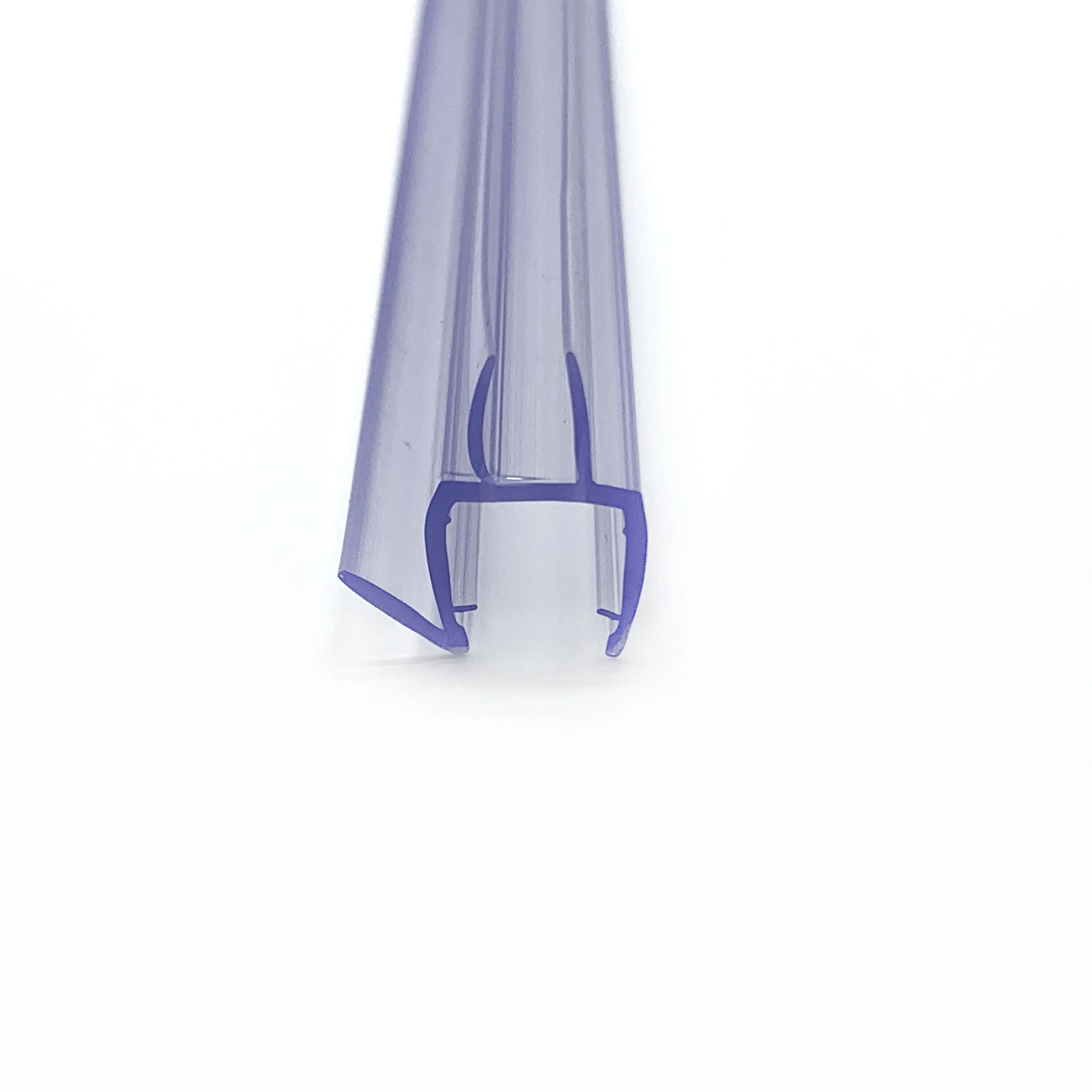 Wholesale Waterproof Clear Plastic Edge Sealing Strip for Shower Glass Door PVC Glass Strip