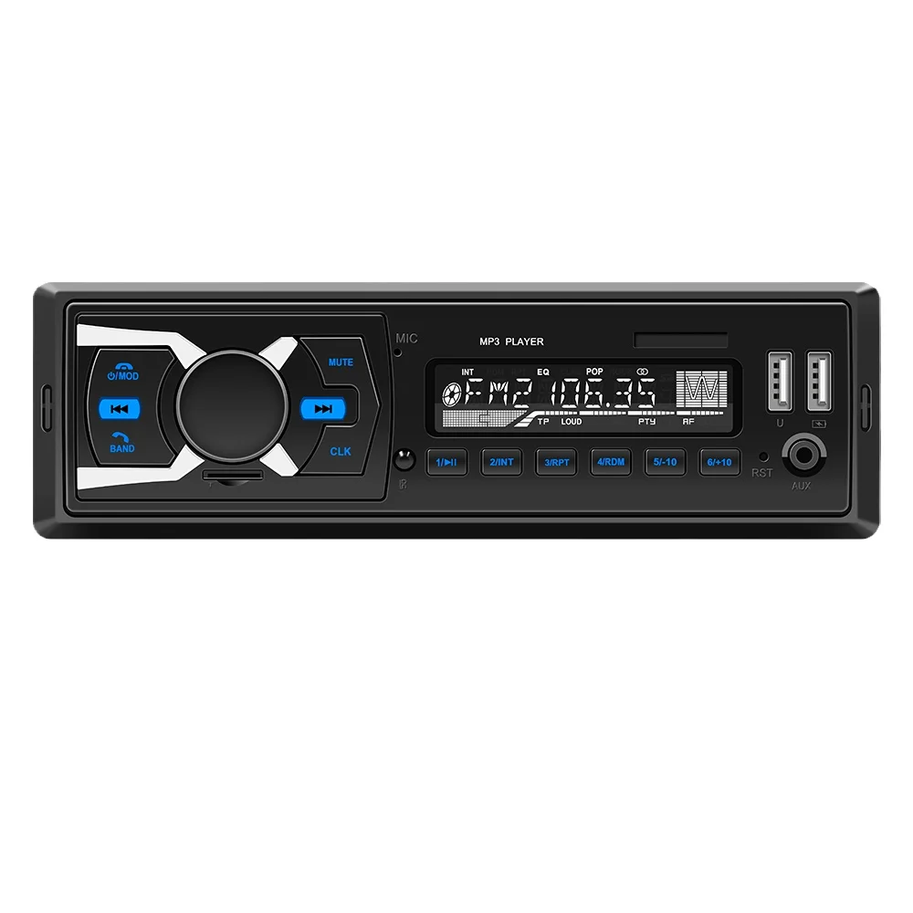 D3305 1DIN Universal Car Stereo MP3 Radio BT/FM/TF/USB/DAB Steering Wheel Control FM Receiver Amplifier DVD Player