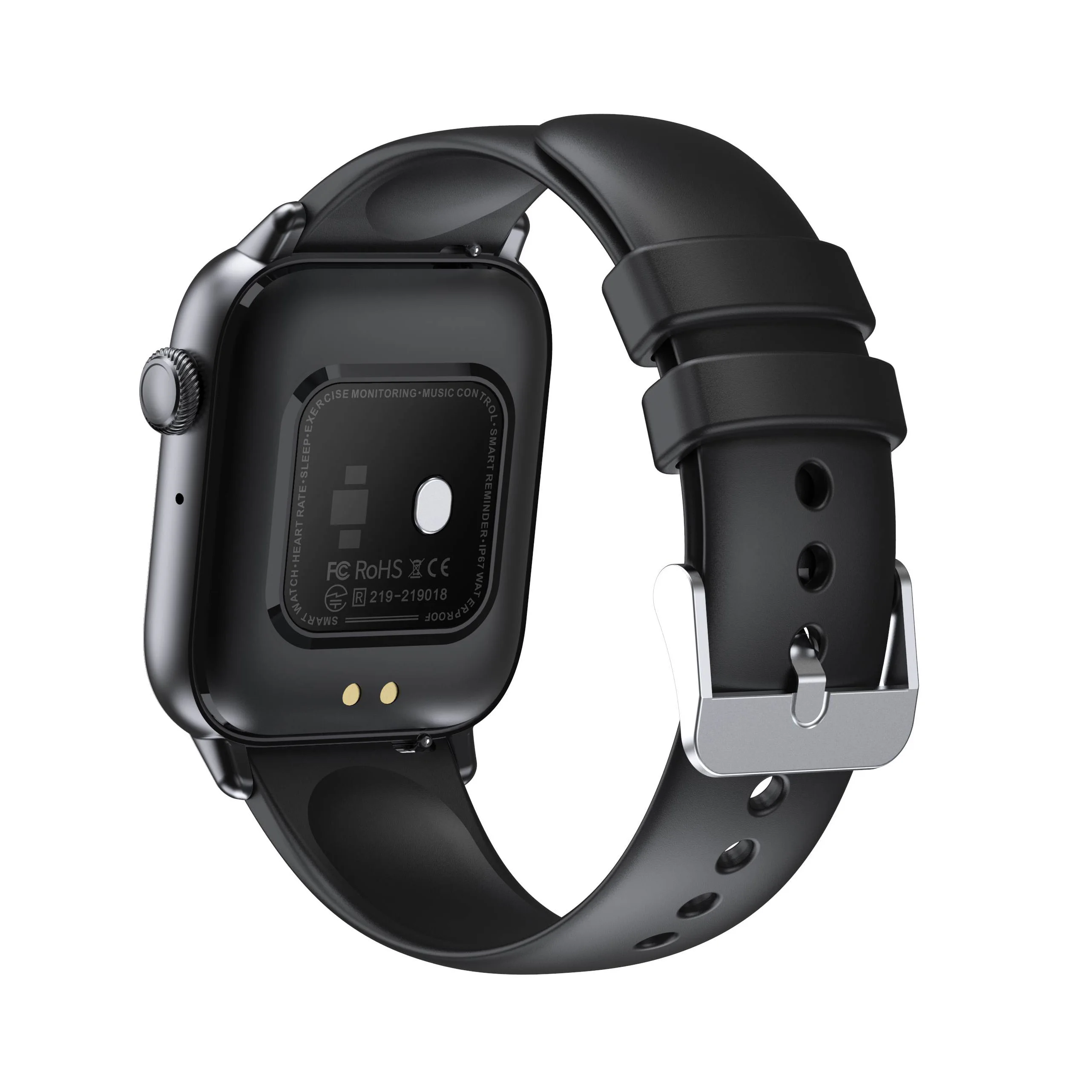 Guangzhou Big Pink Colour  2022 Rotatable Phone Reminder Body Temperature Measurement Smart Watch With Ips Display