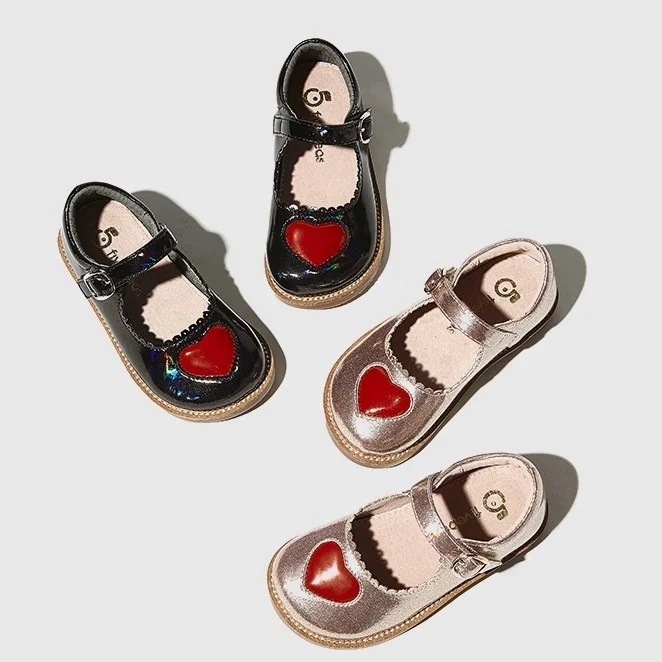 2022 New Arrival Wholesale Pretty Kids Patent Leather Girls Party School Dress Shoes