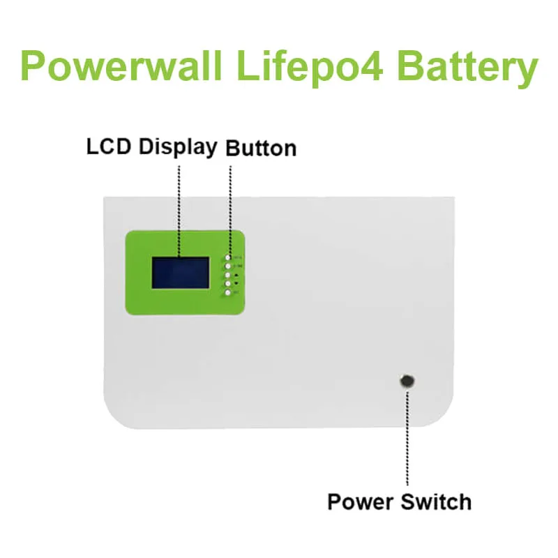 EU Stock LiFePo4 Battery EMS 10kw 15kw 48V 51.2v 100Ah 200Ah 314ah Home Power Wall-Mounted Lithium Ion Battery
