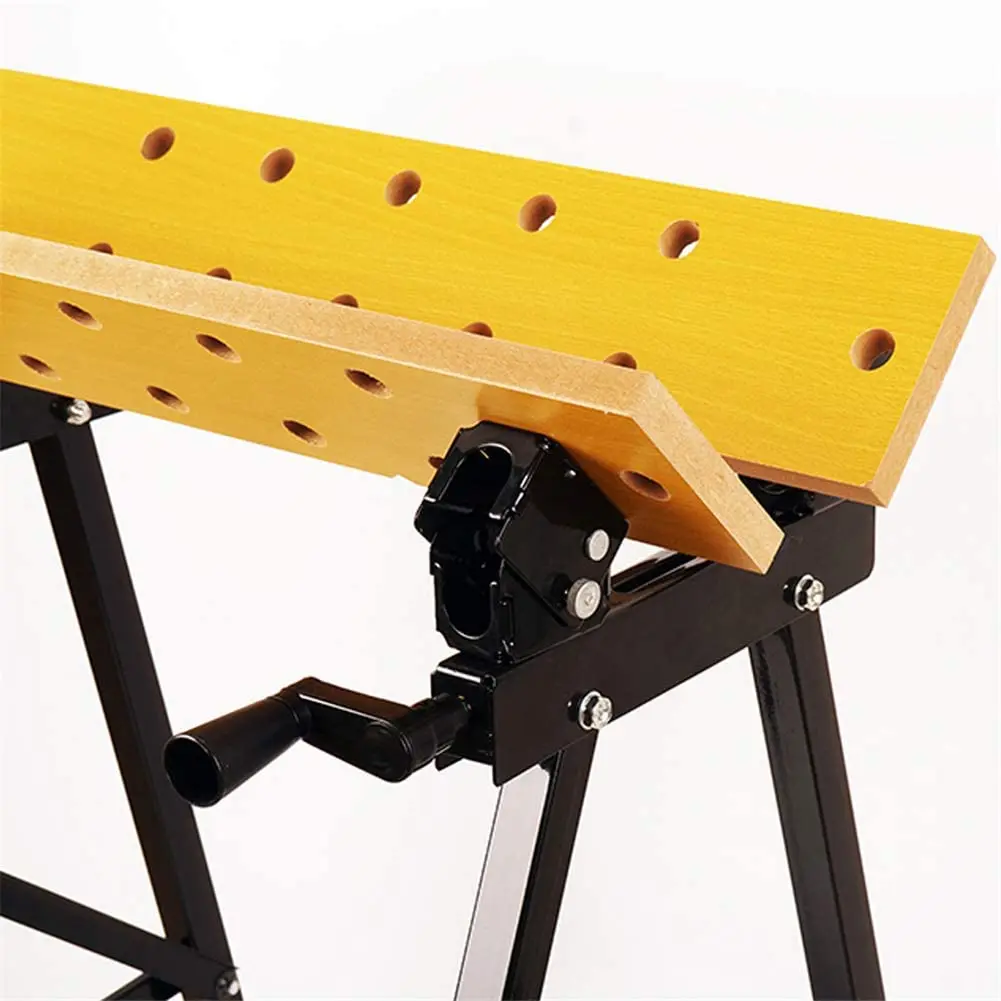 High Load Capacity Portable Clamping Saw Horse Work Bench