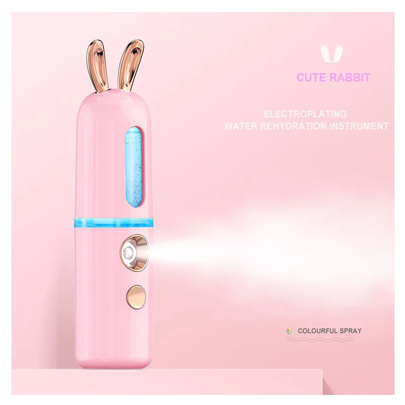 2021 домашний спа мистер Профессиональный USB портативный распылитель увлажнитель для лица нано-ионный парогенератор для лица