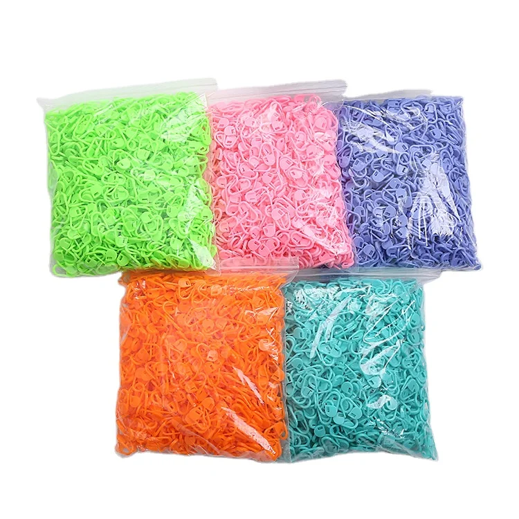 crochet knitting tools of Assorted Color Crochet Locking Stitch Markers Knitting Stitch Counter Needle Clip