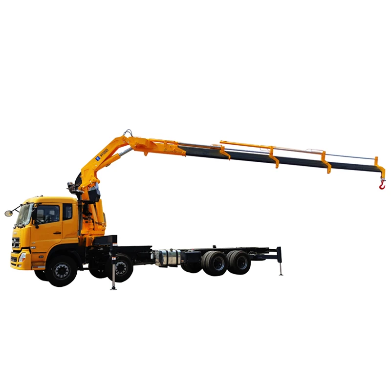 16t crane folding telescopic boom gruas arm hydraulic China Manipulator KMU with electric brick fixture for sale