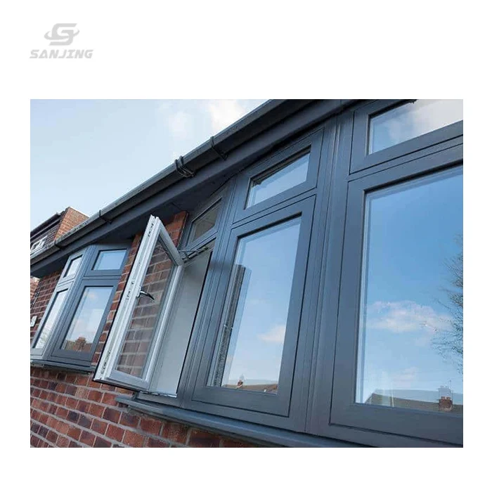 Aluminum Windows Aluminum Profiles Windows Double/Triple Glazed Glass Sliding and Casement Aluminum Windows and Doors