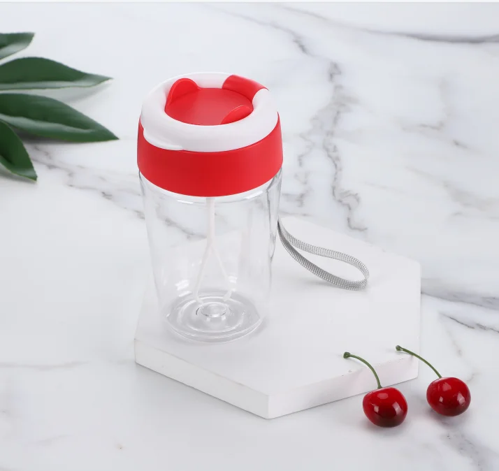 New Style Sublimation Self-Stirring Protein Two-Drinking-Spouts  Running/Gym Cheap  Blender Cup