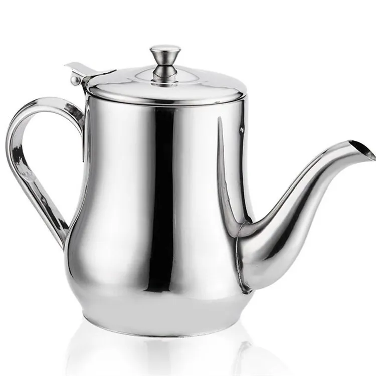 Stainless Steel Coffee Kettle Coating Long Mouth Spout Teapot