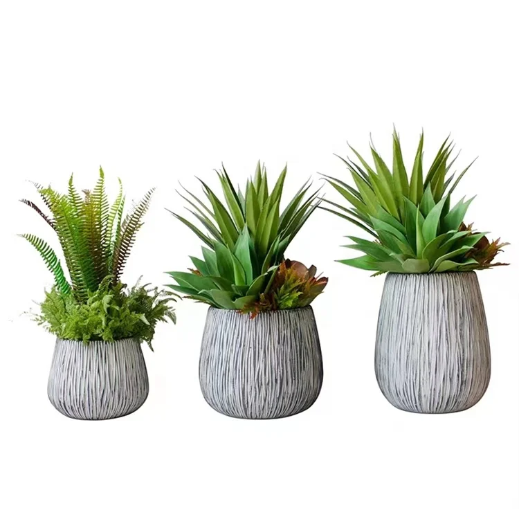 New Arrival Decorative Small Bonsai Planter Flowerpot Customized Flower Pot Set Garden Ornament Wholesale
