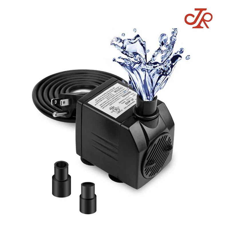 JR-450 Bomba De Agua Multi-function Submersible Water Pond Pumps Filters Water Pump For Garden Fountain Waterfall Fountain Pump