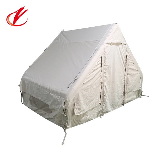 Inflatable Air Tube Tent Outdoor Camping  Glamping Canvas Tent House carpas para glamping zelt