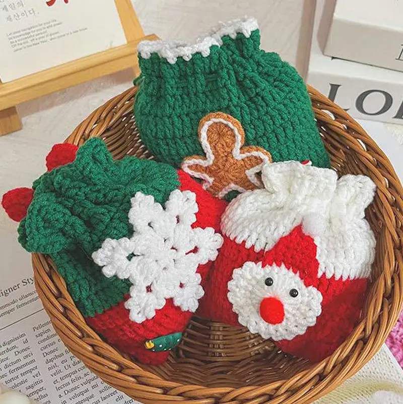 Новогодняя сумка для рождественских конфет