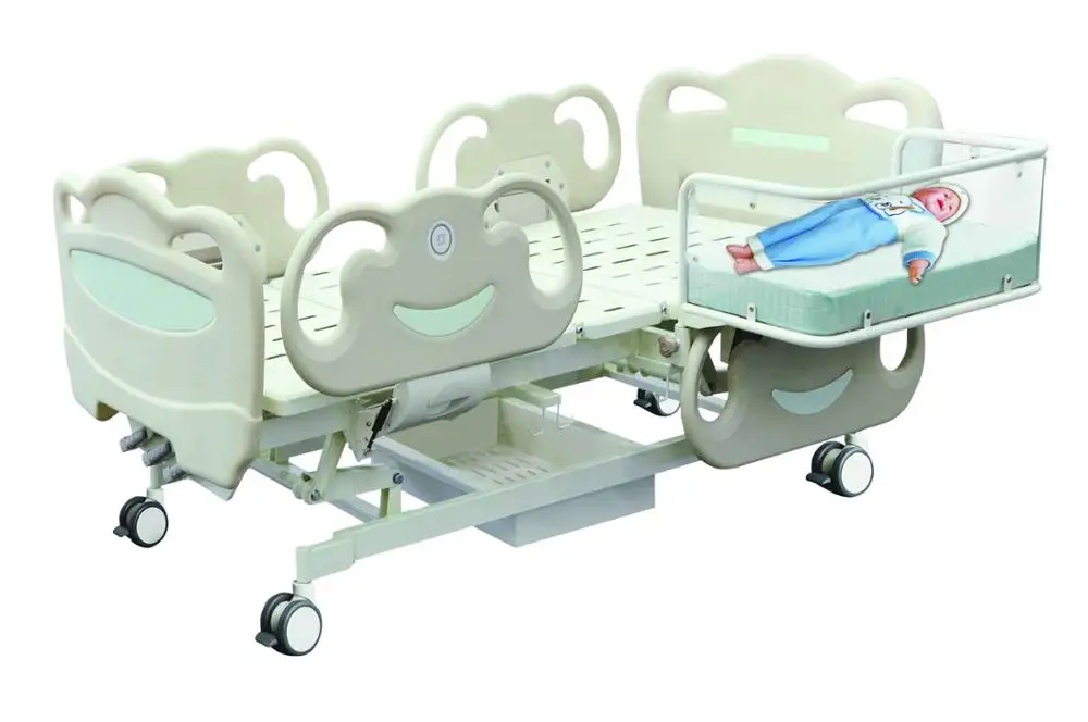 CE approved Hospital Mother and Neonatal Lying Manual Beds