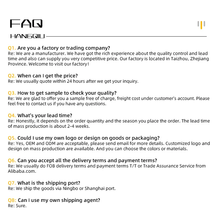 8 FAQ