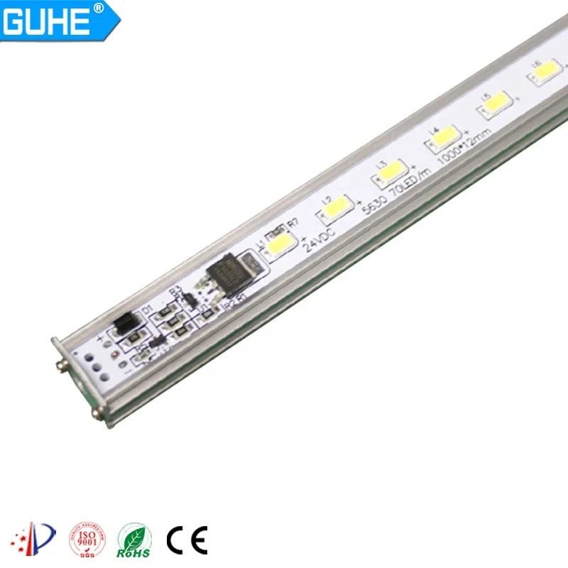 Led Bar Lamp Profile Led Strip Outdoor Waterproof Light Bar SMD5630 Aluminum 24V White 80 Landscape Remote Control,manual Button