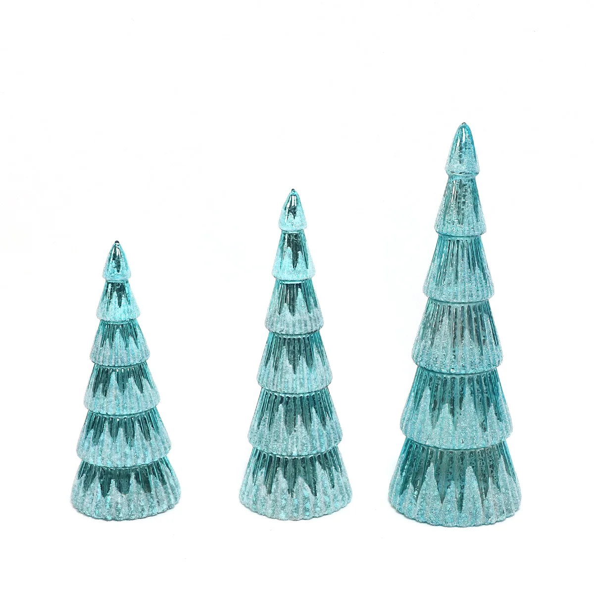 Home Decor Glass Christmas Tree for Decoration Christmas Tree Holiday Indoor Customized