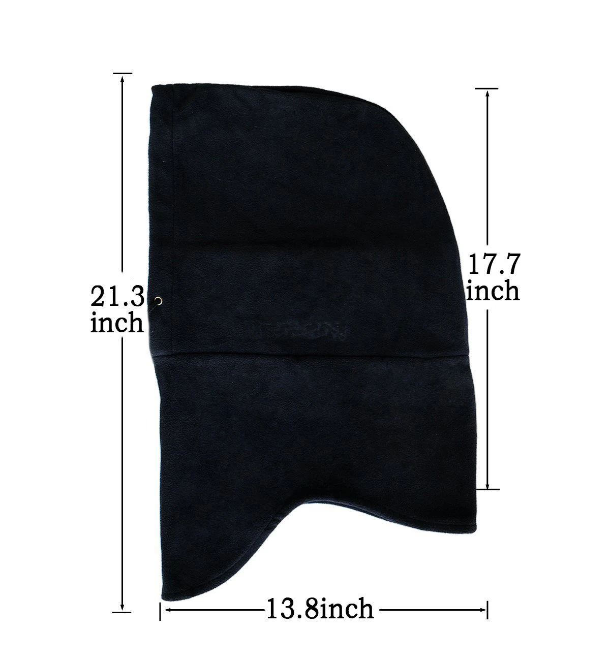 Custom winter hat black fleece hoodie mas balaclava ski mask one hole hat balaclava