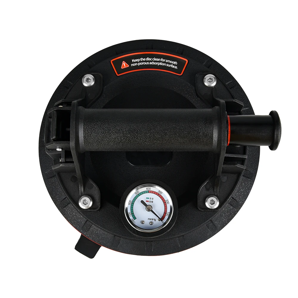 Glass Vacuum Suction Cup Lifter Heavy Duty Hand-held Vacuum Panel Lifter, Powerful Industrial Glass Sucker Carrier with Handle