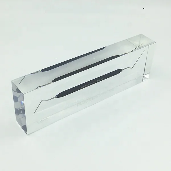 Custom Acrylic Souvenir Gift Acrylic Embedment Metal Medal Display Gift