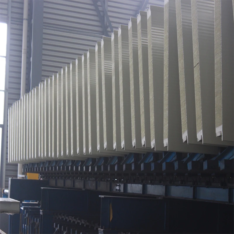 Professional Fireproof  insulated rock wool sandwich wall panel/polyurethane/pu sandwich panel