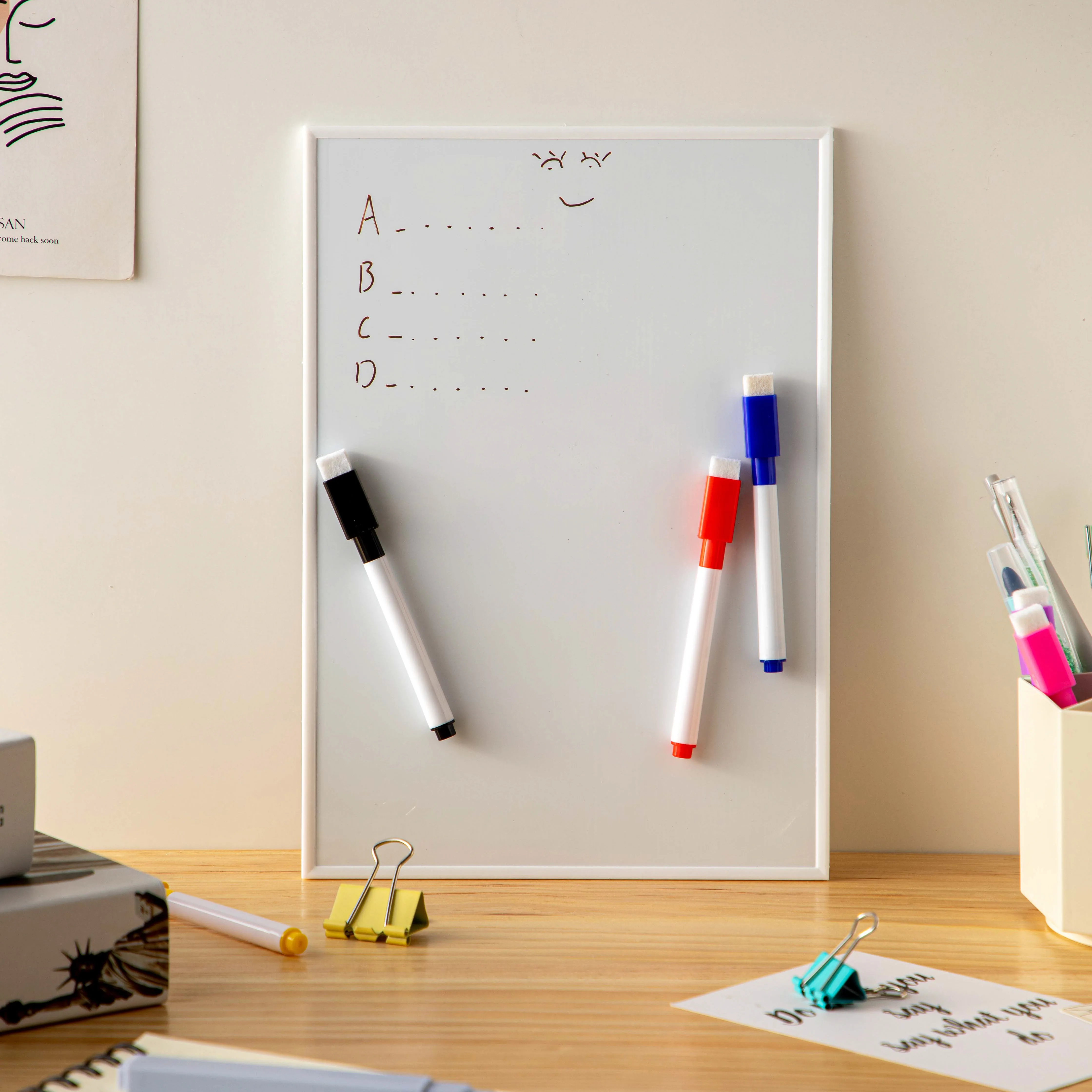 Premium Magnetic Whiteboard Dry Erase Board for Refrigerator