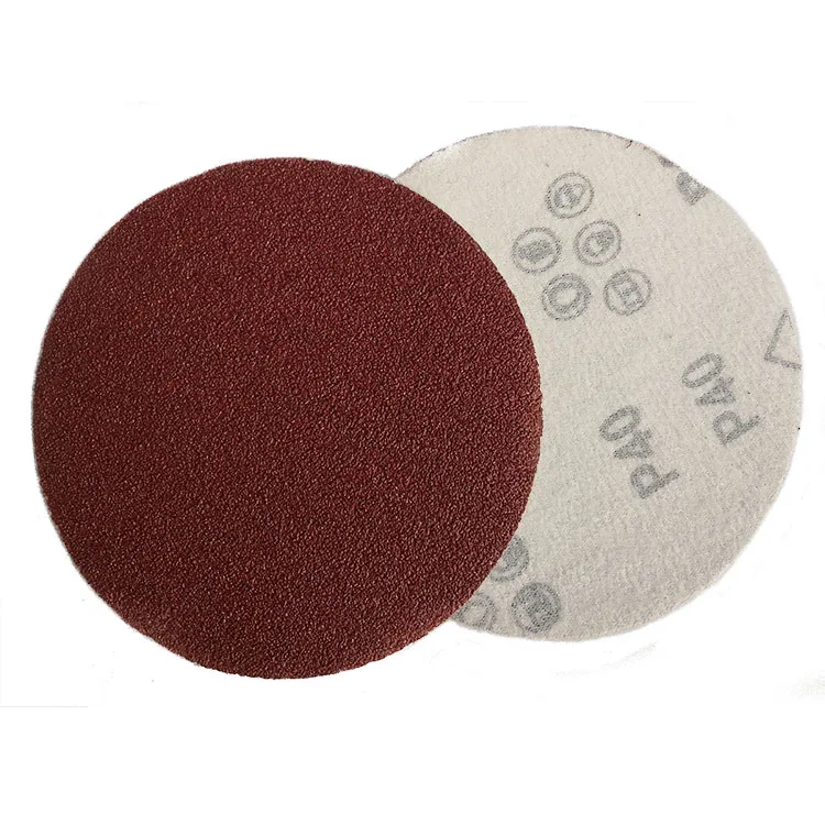 6inch Grit40 Aluminum Oxide Hook&Loop Round Sand Paper 150mm Sanding Discs Abrasive paper Dry Grinding Wood Metal