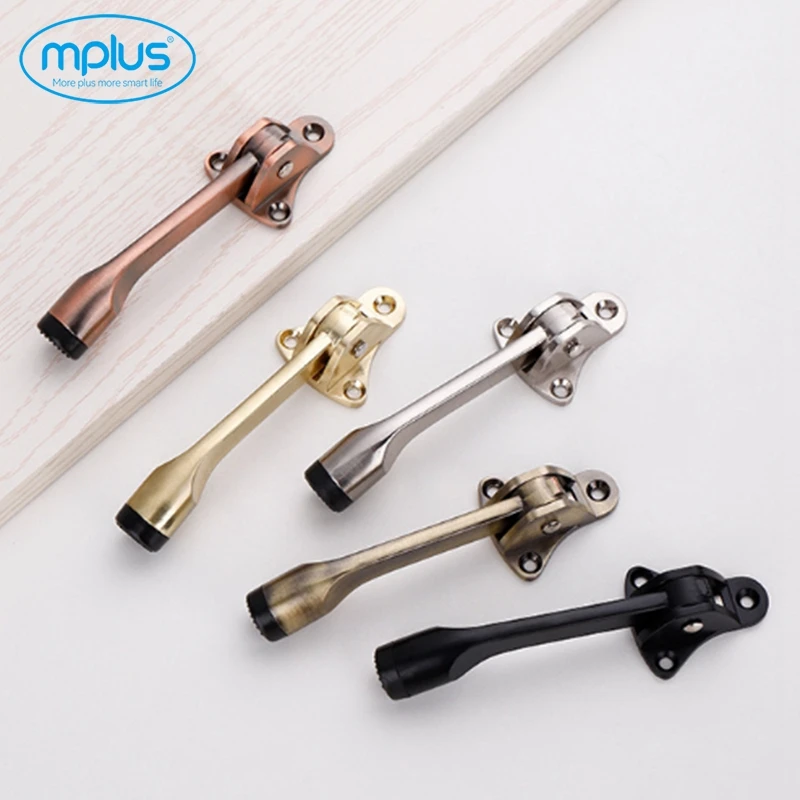 Decorative Hardware modern hotel door holder stopper Magnetic metal wooden door stopper foot door stop