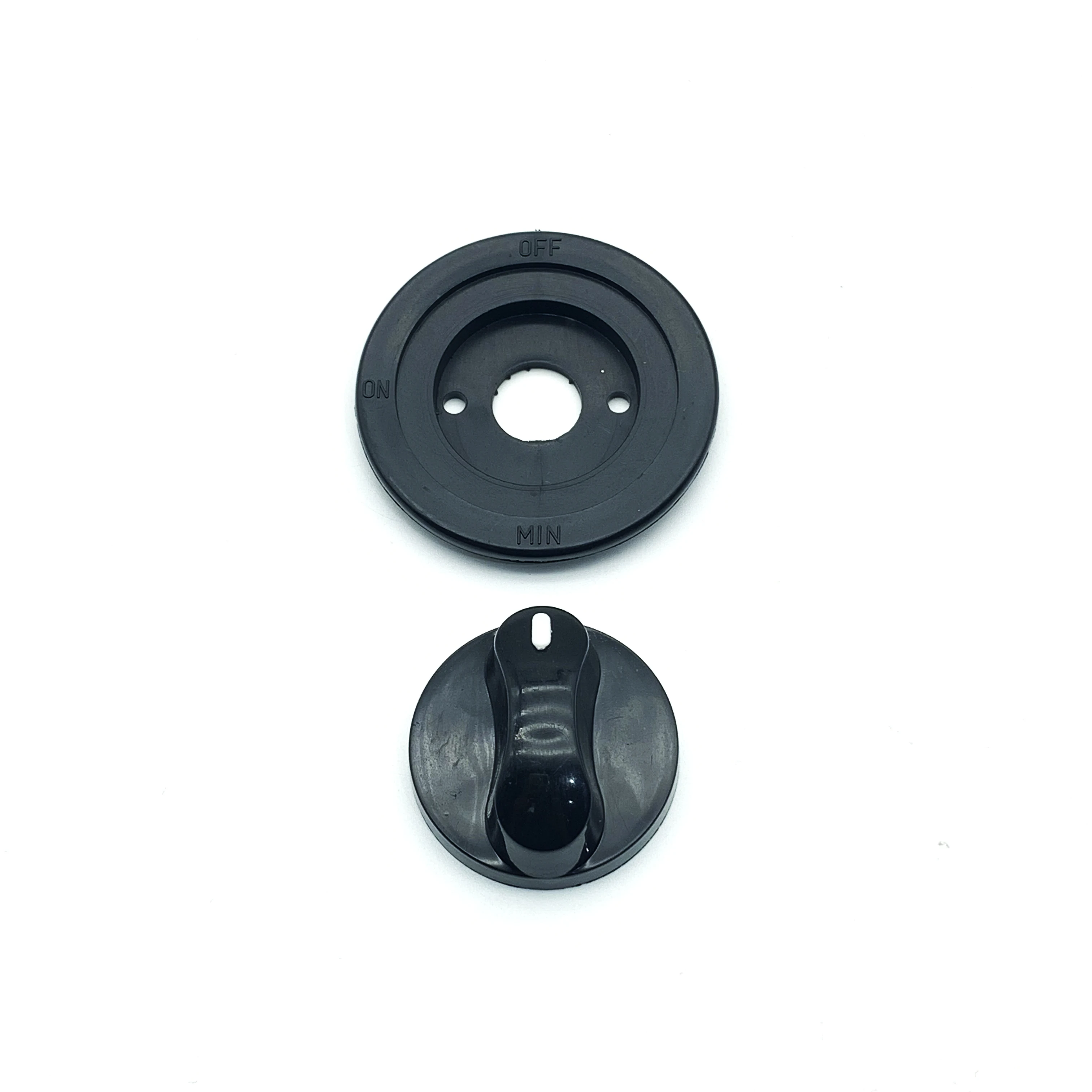 RIDA GD306 1 Brass and 1 iron Burner Glass Top Gas Stove LPG use