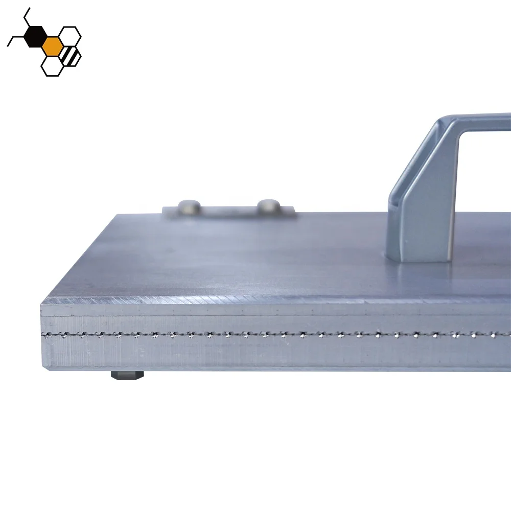 Manual Notebook Beeswax Foundation Sheet Printing Making Stamping Mold Machine For Bees Wax Sheets
