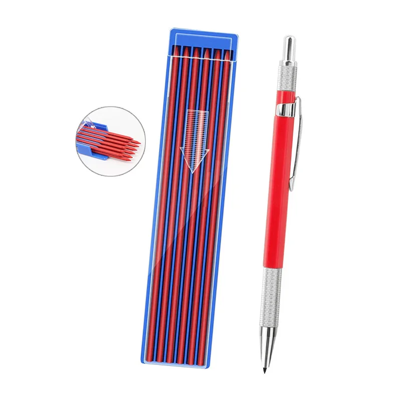 Metal Mechanical Pencil Set Custom 0.5/2.0/3.0mm HB Lead Drawing Mechanical Pencil Stationery
