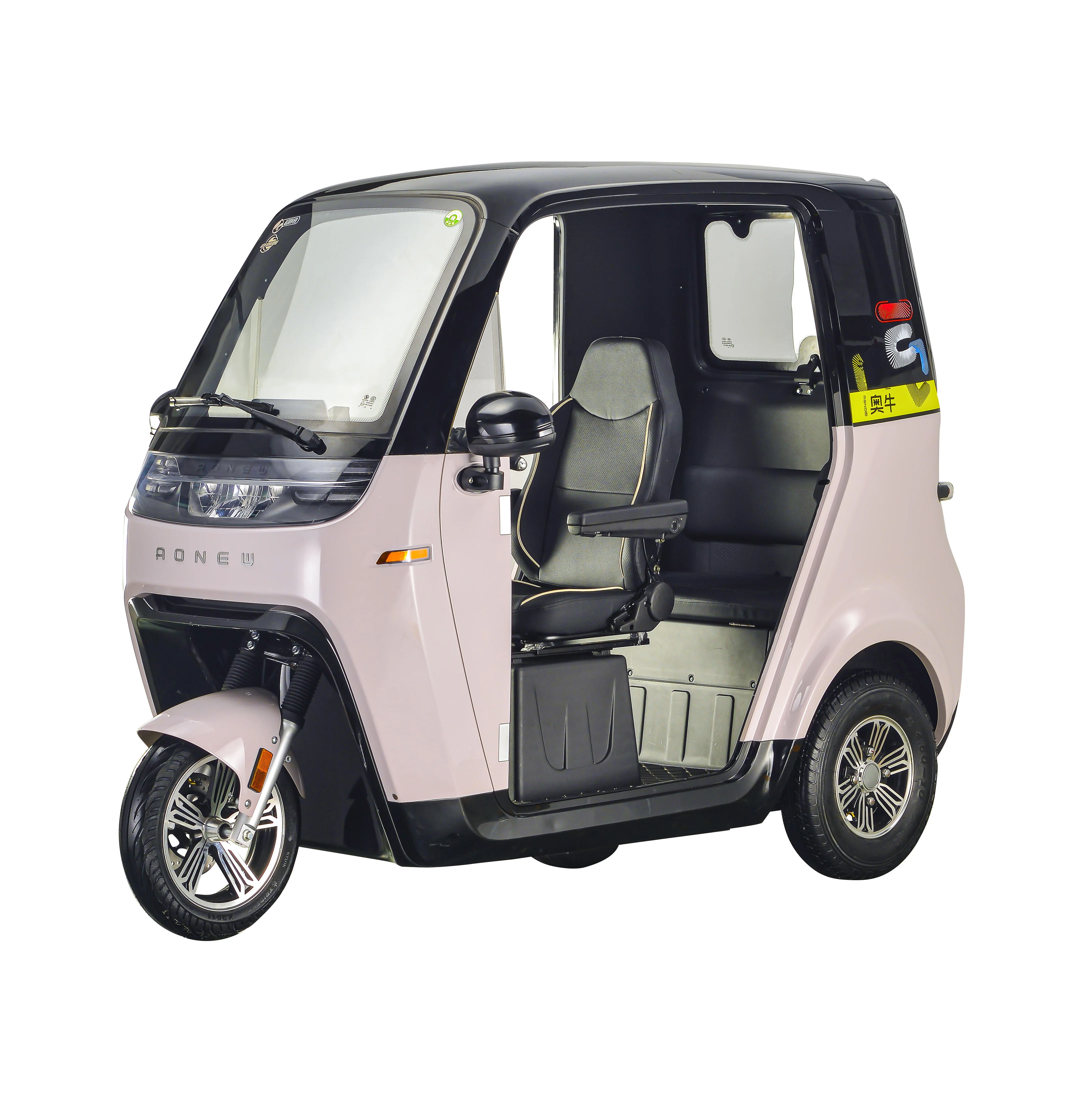 Eec Electric Tricycle Enclosed Body 3 Wheels Electric Scooter For Passenger Chinese Door 60V Cargo Closed