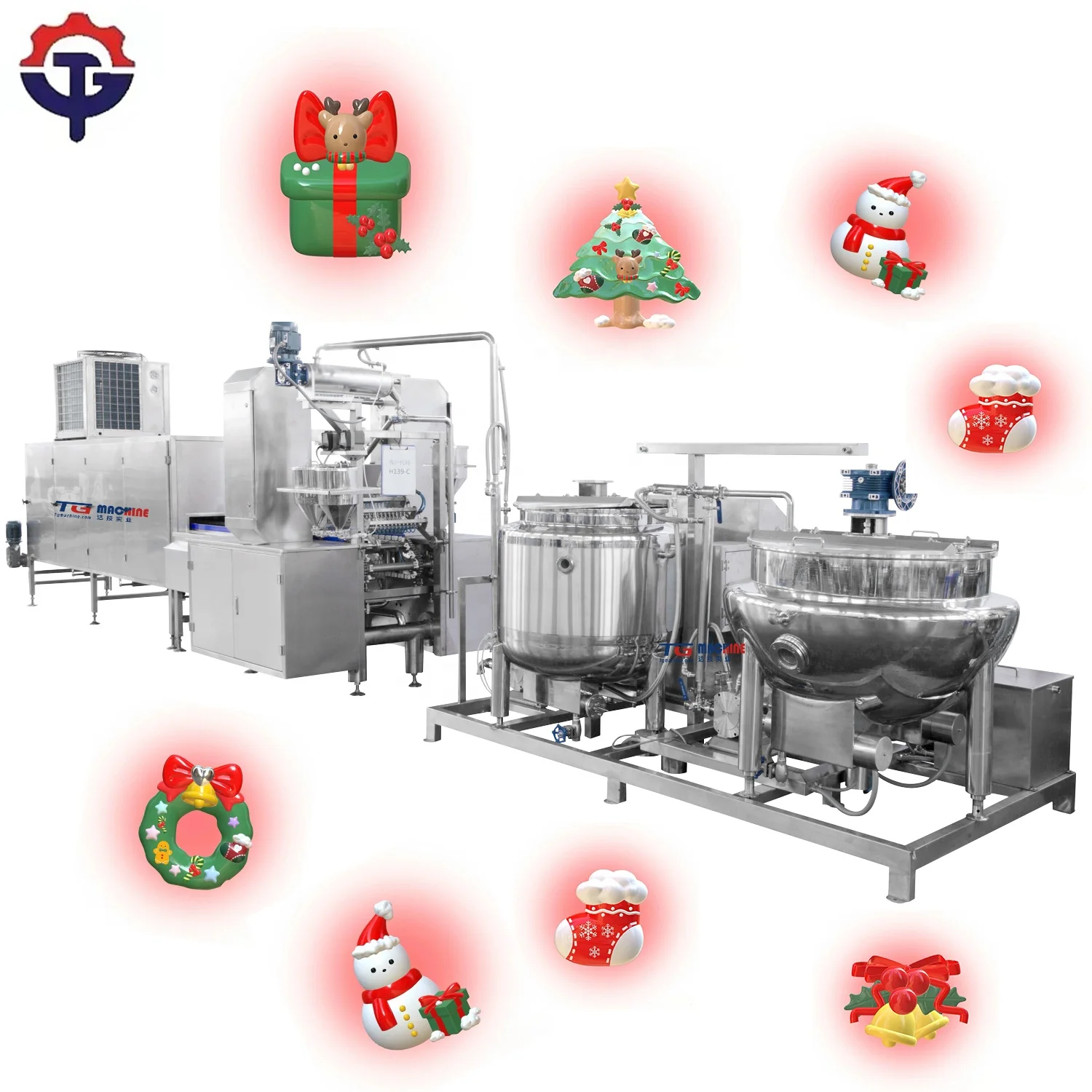 versatile and adaptable fully automated gummy jelly candy machine vitafusion gummy hair gummies halal and sugar free