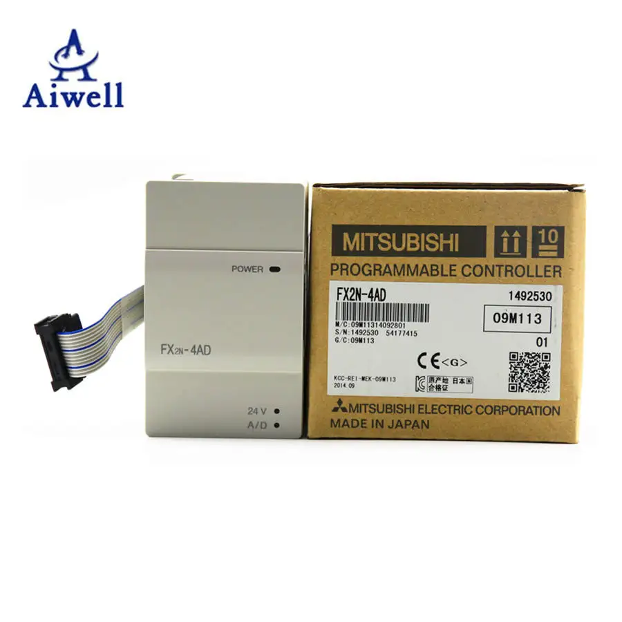 Original FX2N Mitsubishi CNC PLC Controller FX2N4AD FX2N-4AD