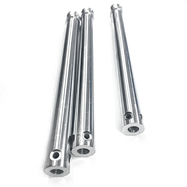 Customized CNC Linear Bearing Shaft Micro Machined in Stainless Steel for Drilling and Rapid Prototyping Wire EDM Capabilities