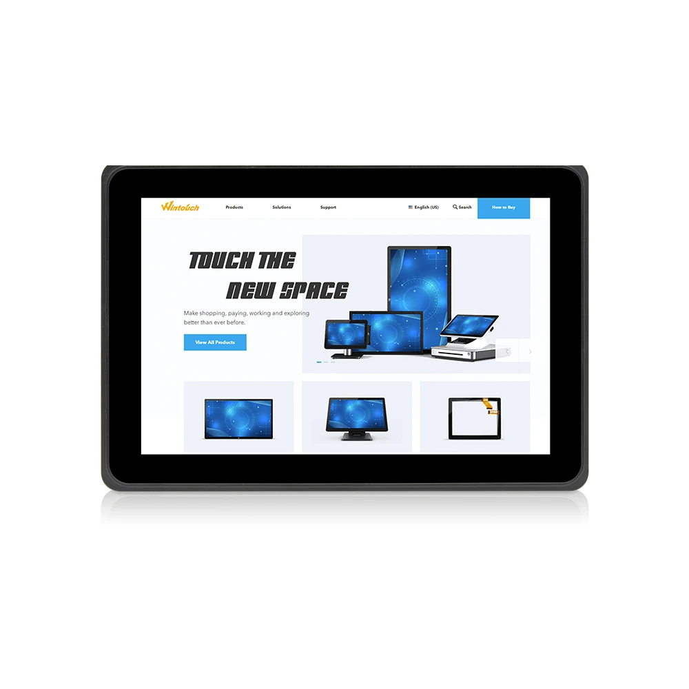 Промышленный Raspberry Pi сенсорный экран панель автомобильным бортовым компьютером