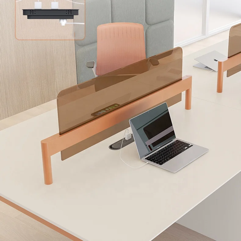 European Modern White Office Furniture Desk Table 2 4 6 Person Work Station Office Workstation Furniture