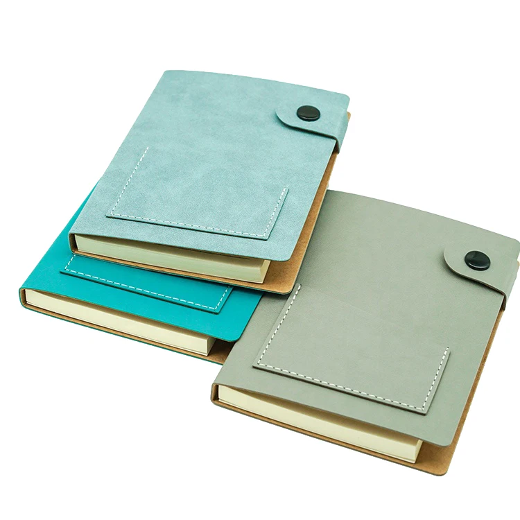
2020 new stylish bulk buckle custom logo printed mini notebooks 