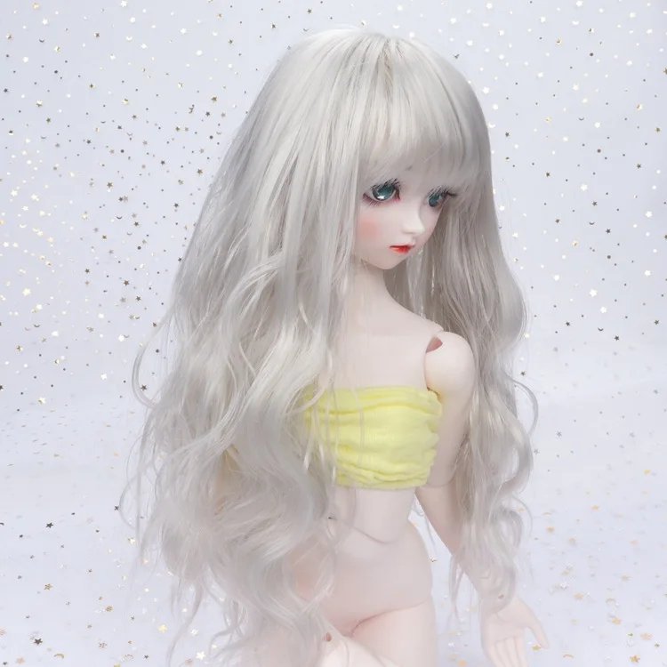 Hand Washable Dark Brown Fashion American Girl Doll Wig Bjd Sd Blyth  Dolls Wigs Hair Wefts Accessories Doll Wig Wholesale